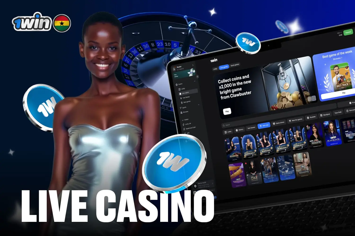 1win live casino picture